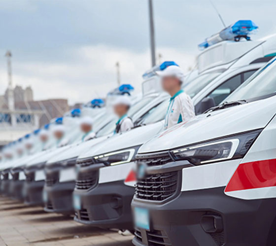 左贡县服务车队展示